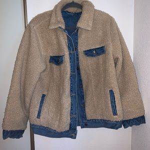 Reversible Sherpa/Denim Jacket